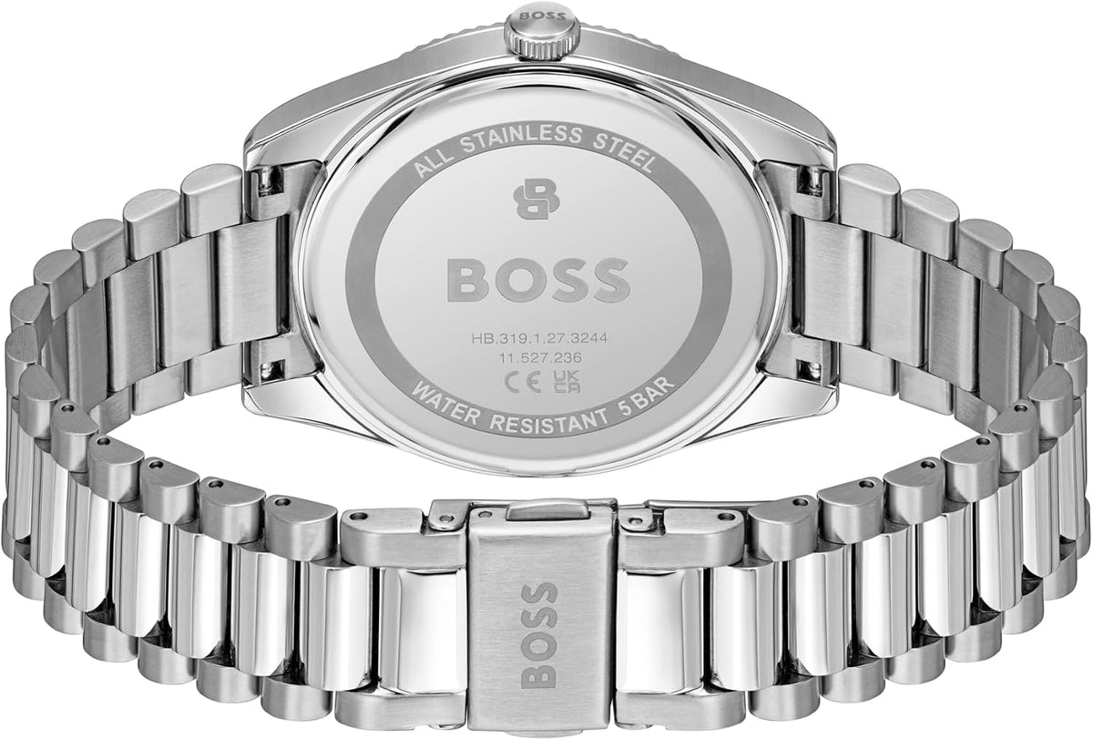 Reloj de vestir BOSS Cheswick Link para hombre, 39 mm