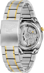 Seiko Reloj 5 Plata/Oro SNKL47K1, Plateado/Dorado, Reloj analógico, cuerda automática