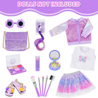Ropa y accesorios de maquillaje para muñecas americanas de