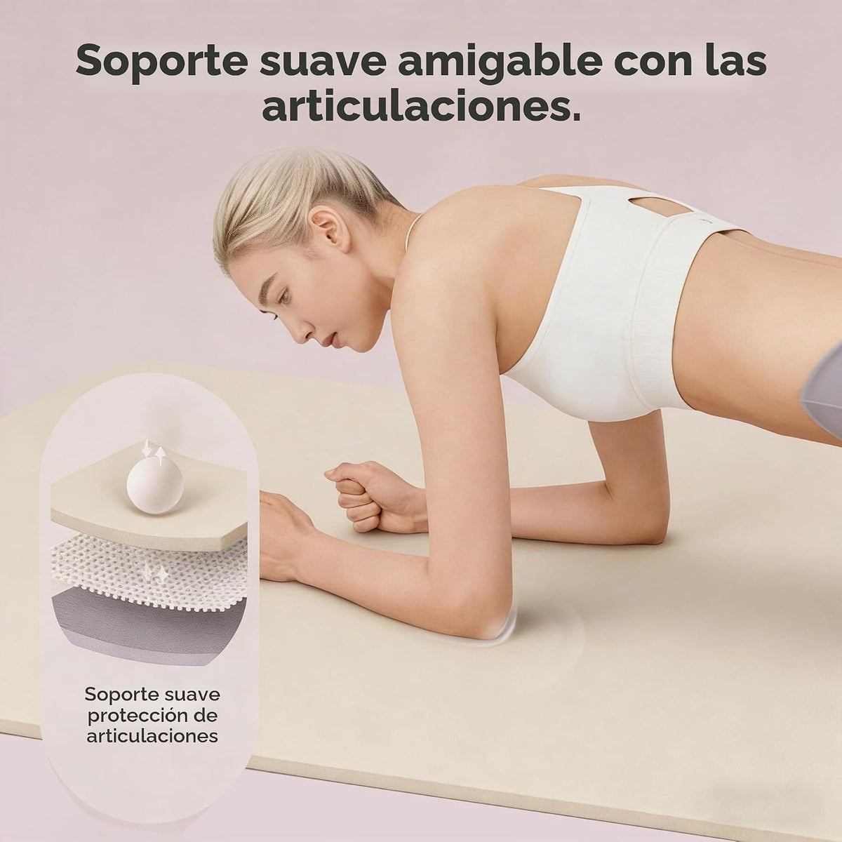 Keep Tapete de yoga TPE antideslizante de 72 x 24 pulgadas, tapete de ejercicio de 1/4 de pulgada (0.236 in) para entrenamiento en casa, gimnasio, yoga, pilates y estiramientos con correa de