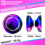 FS23 Finger Spin Yoyo - Yoyo profesional de trucos de metal para niños