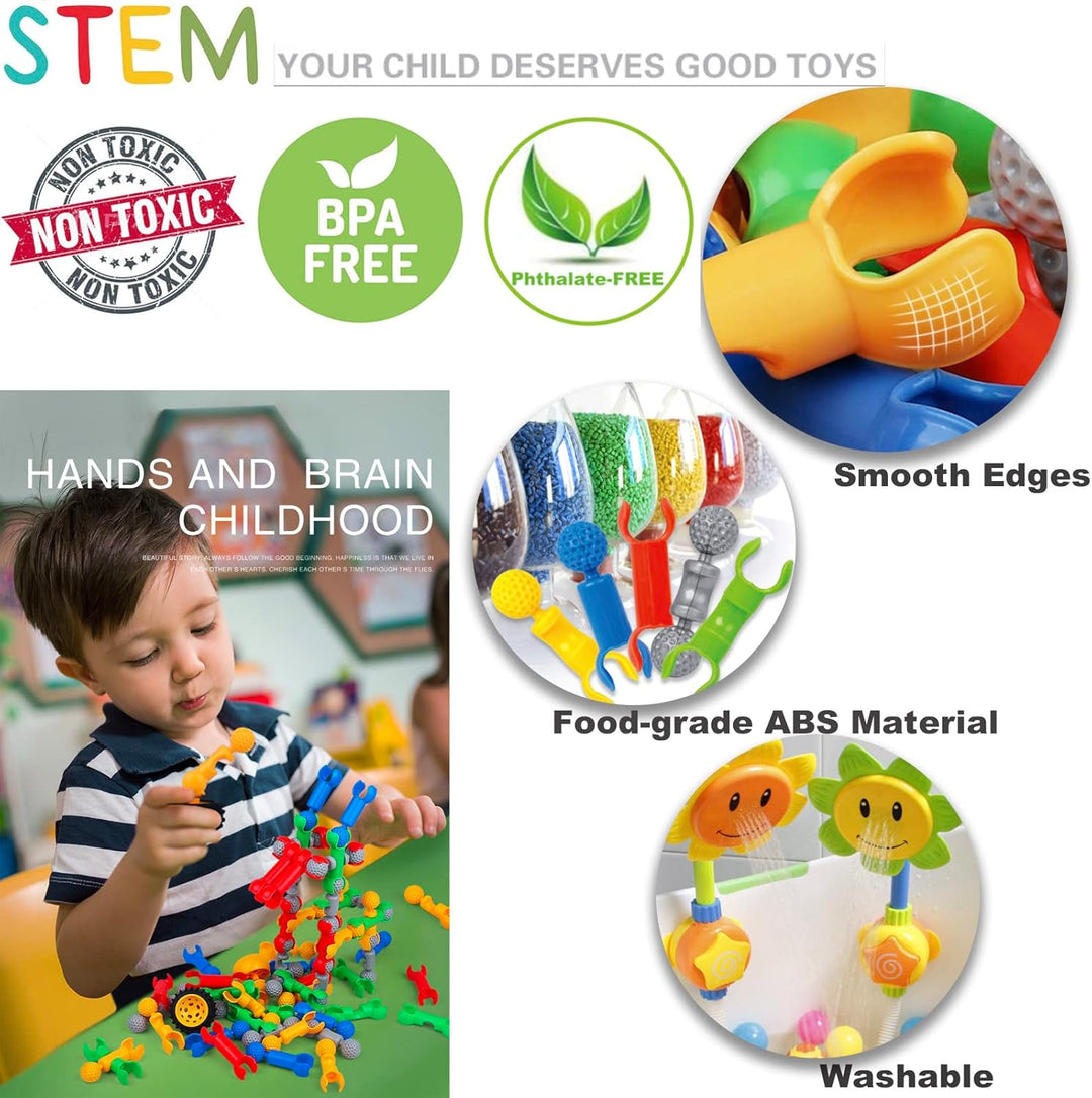 170 piezas de juguetes de construcción STEM para niños de