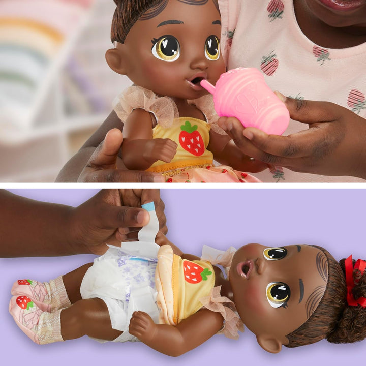 Muñeca Baby Alive Fairy Fashions Berry Boo con ropa y accesorios, p...