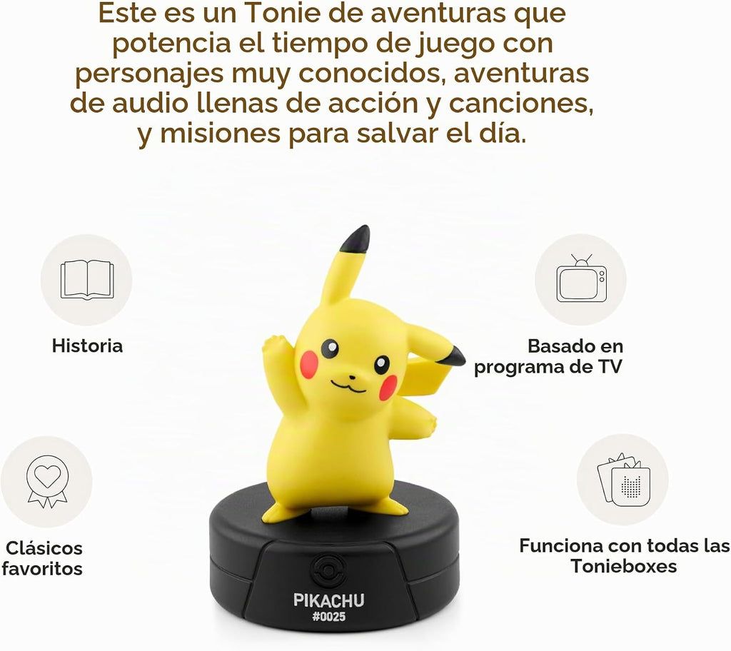 Toniebox - Juego de iniciación de 2 reproductores de audio Pokémon para