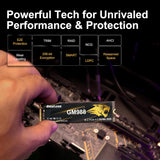 M.2 2280 NVMe SSD 2TB PCIe Gen 4, hasta 7300 MB\/s, caché SLC y HMB...