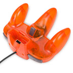 miadore 2 Paquetes de Controlador clásico 64 con Cable Joystick para sistema de videojuegos N64 Consola N64 (Verde Selvático y Naranja)