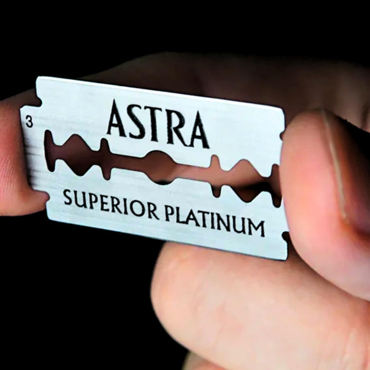 The Shave Factory Astra Platinum - Cuchillas de afeitar de segurida...
