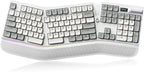 Teclado mecánico ergonómico con pantalla inteligente y rodillo de