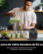 Licuadora GDOR Smoothie para cocina, 1200W Licuadora de vidrio con 5 programas inteligentes