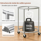 Cesta de lavandería de gran capacidad de 150 litros con ruedas, cesta de ropa y bolsa extraíble para el hogar, lavandería, dormitorio, baño, apartamento, dormitorio