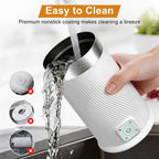 Espumador de leche eléctrico 4 en 1, vaporizador de leche de espuma fría