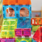 MAGNA-TILES City Center - Juego de construcción magnética de 110 piezas, la marca original de construcción magnética