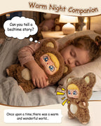 Juguete de peluche inteligente con inteligencia artificial, animal de peluche interactivo para niños de más de 3 años, robot emo sin pantalla, aplicación con múltiples idiomas conmutables