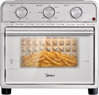 Freidora de aire Midea Neo - Combo de horno tostador, 21.1 cuartos de galón, acero