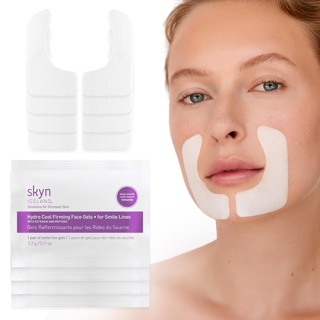 Skyn ICELAND Hydro Cool - Parches de línea de sonrisa reafirmante,...