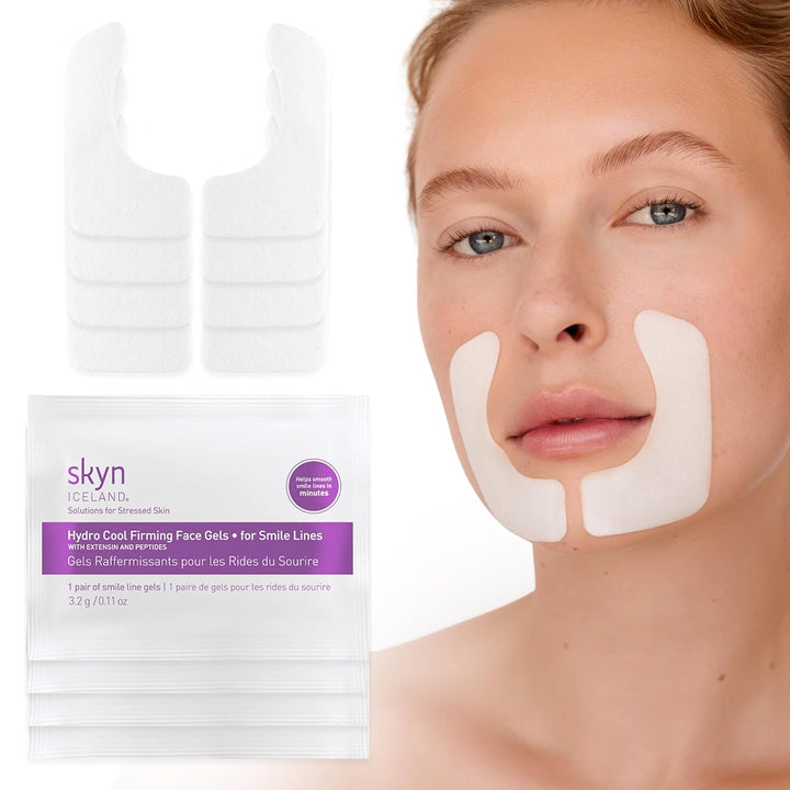 Skyn ICELAND Hydro Cool - Parches de línea de sonrisa reafirmante,...