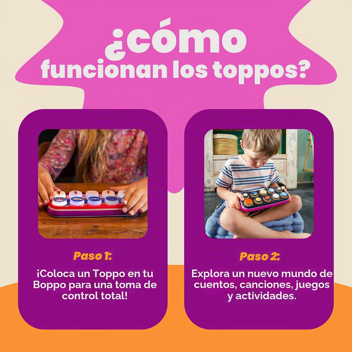 Boppo Paquete de tableta de aprendizaje sin pantalla y 3 paquetes de