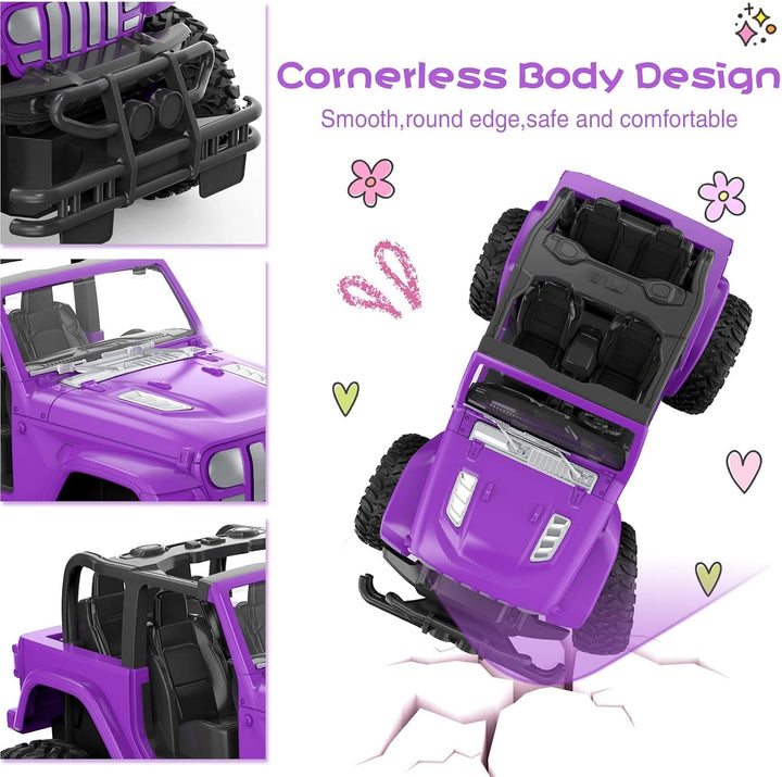 NQD Coches RC 1:16 Escala Coche de Control Remoto Jeep 80 Minutos d...