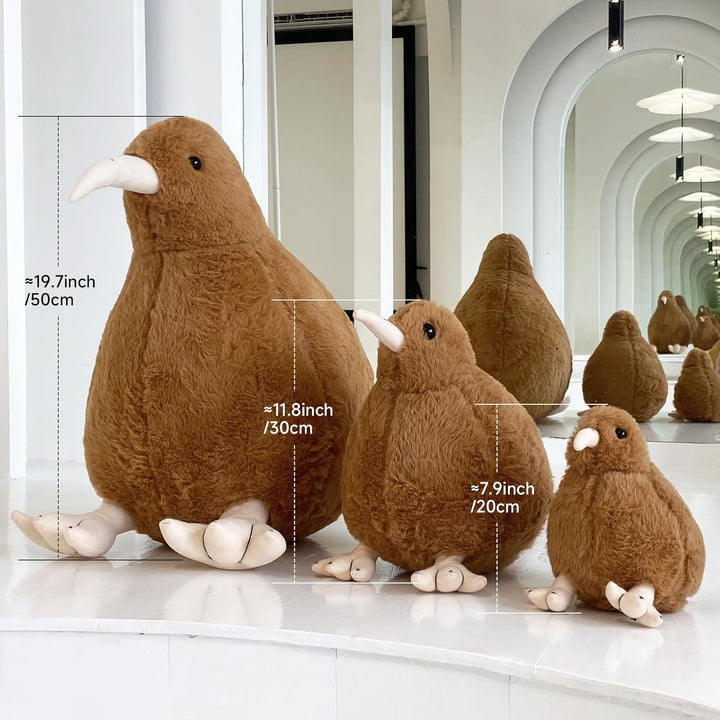 RejoyLix Kiwi - Juguete de peluche de pájaro peludo, juguete de pel...