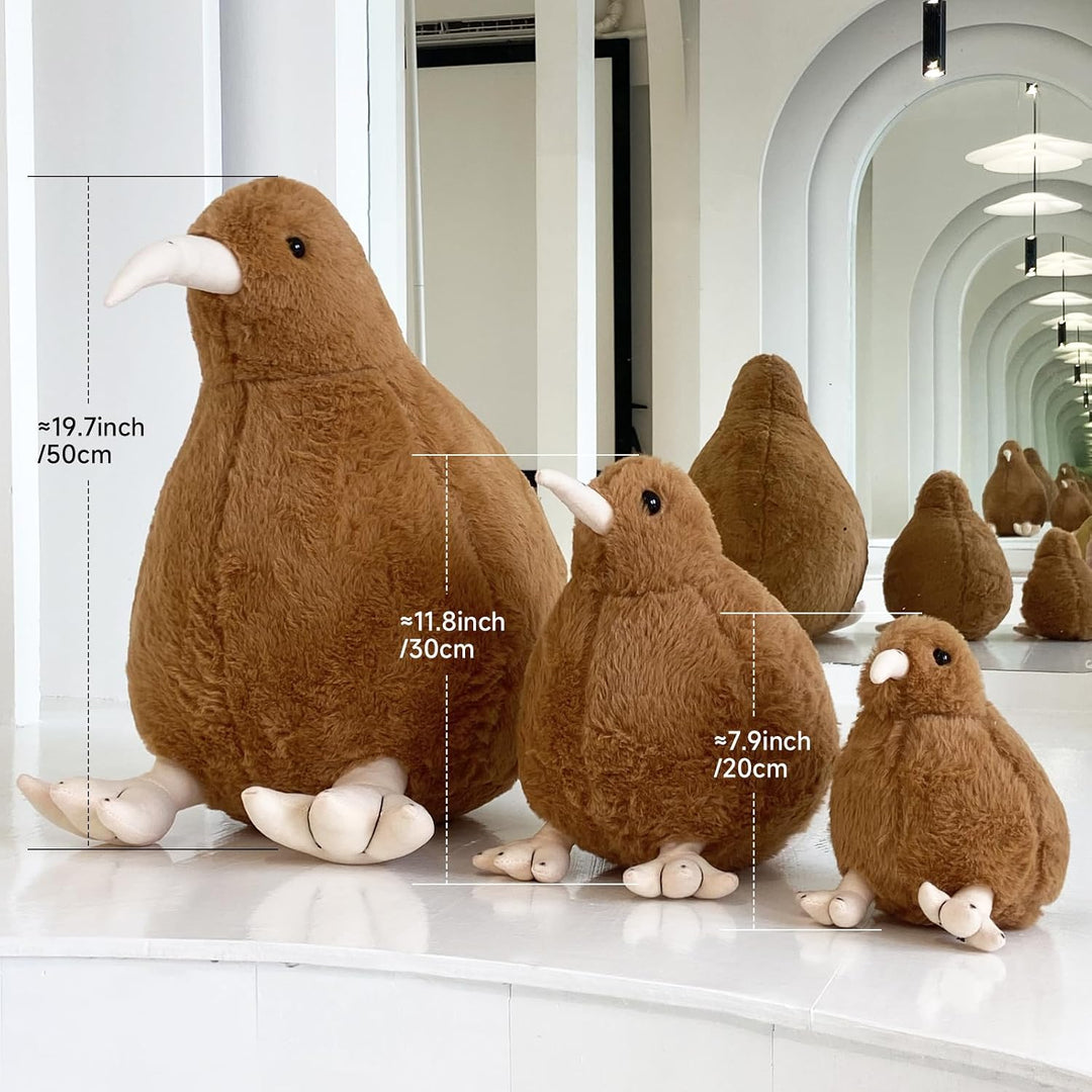 RejoyLix Kiwi - Juguete de peluche de pájaro peludo, juguete de pel...