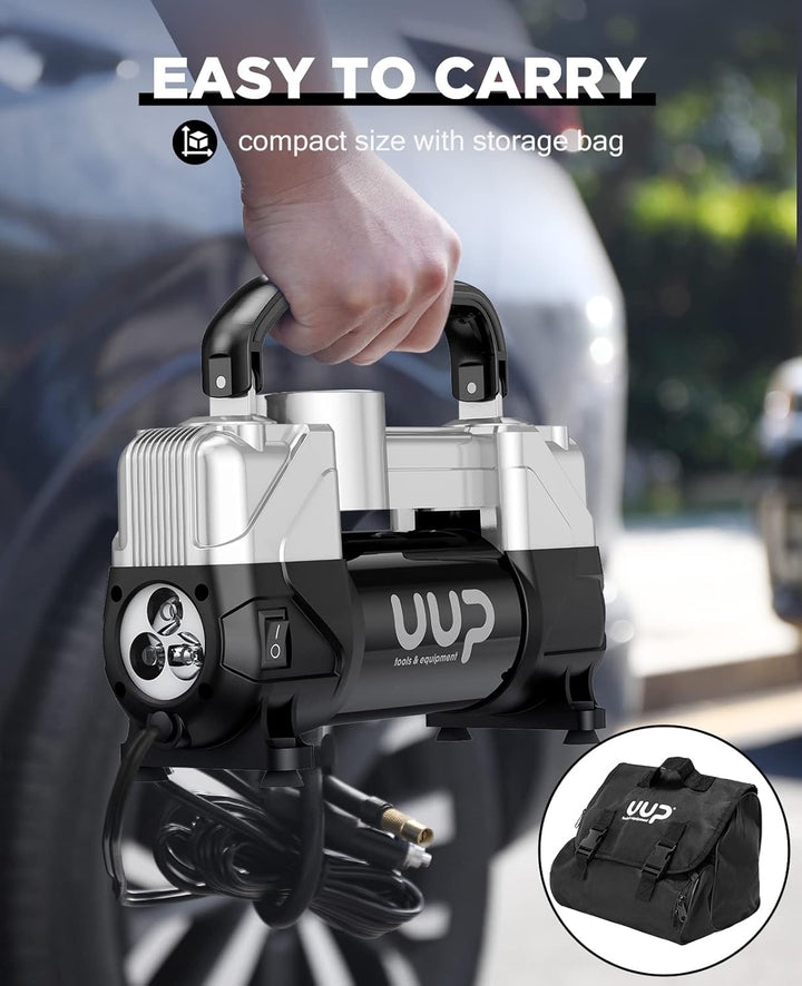 UUP Inflador de Neumáticos Compresor de Aire, 150PSI 12V CC Bomba d...