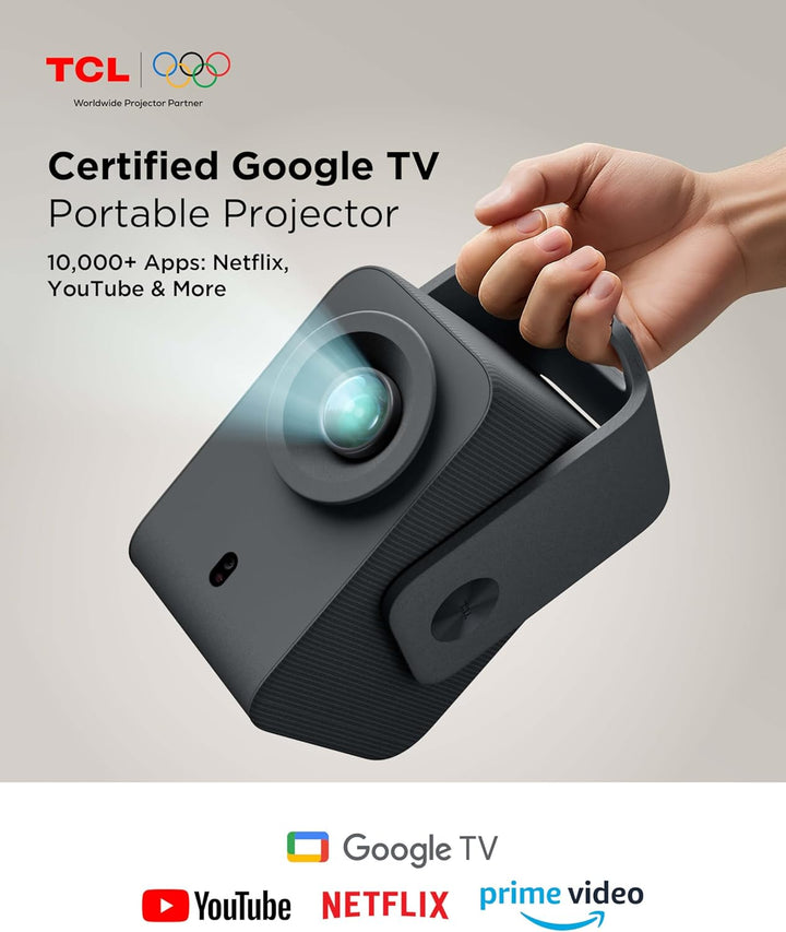 TCL Proyector inteligente C1 compatible con 4K, compatible con Goog...