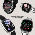 iTouch Belle - Reloj inteligente para mujer, pantalla AMOLED de 1.75 pulgadas, rastreador de actividad física con llamadas Bluetooth, frecuencia cardíaca y seguimiento del sueño, más de 60 modos deportivos, reloj inteligente impermeable IP68 para Android