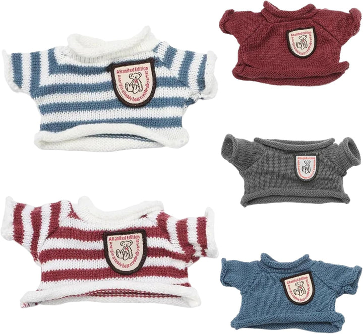 Juego de 5 piezas de ropa de oso de peluche trajes de
