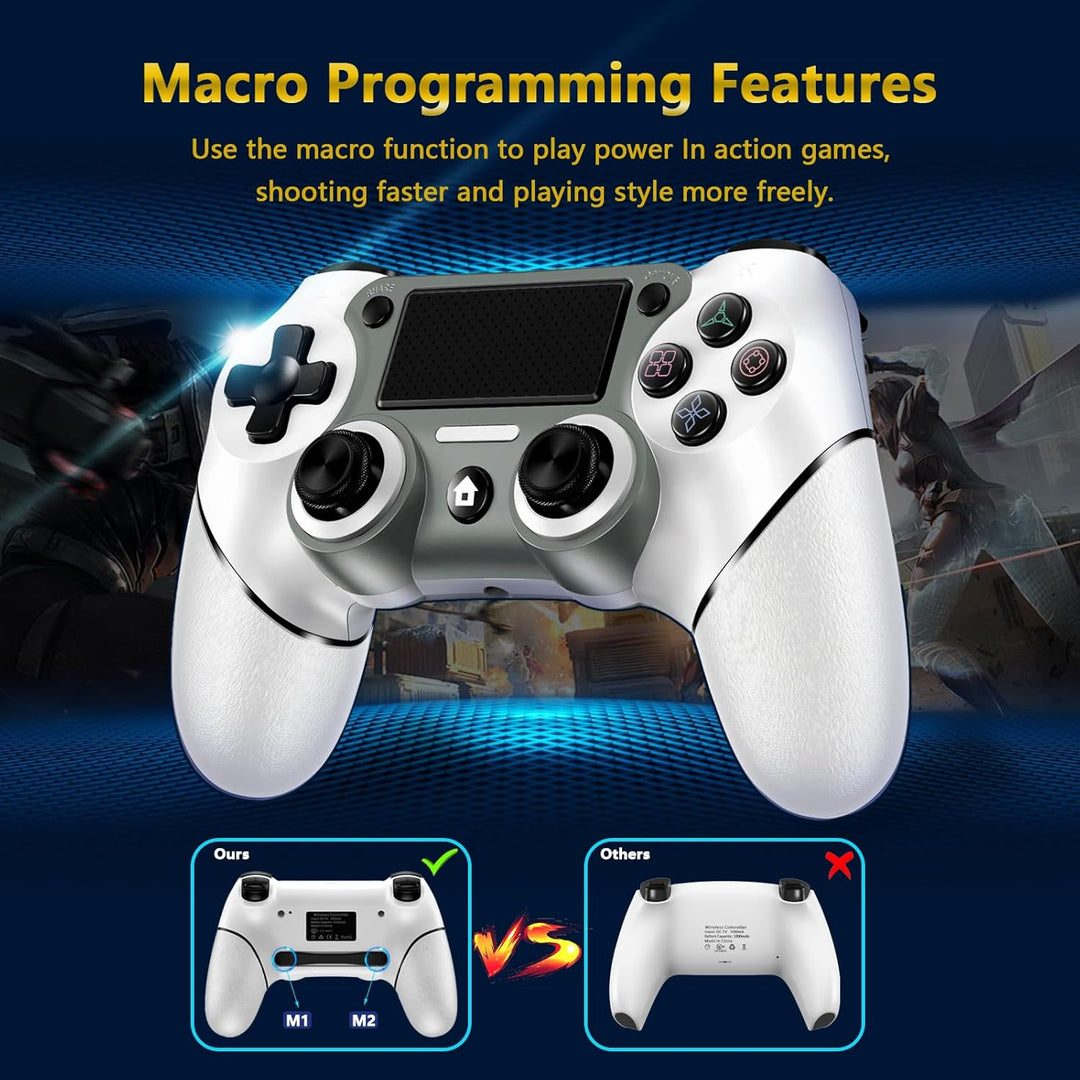 Wireless Controller Compatible with PS4\/Pro\/Slim, Black ps4 contr...