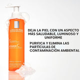 La Roche-Posay Jabón facial iluminador con vitamina C, limpiador fa...