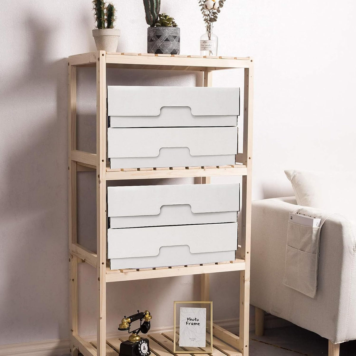 Caja de tarjetas deportivas de 5 filas y 3200 unidades, caja de almacenamiento de tarjetas de cartón con divisor a granel, caja de almacenamiento de tarjetas de béisbol, caja de