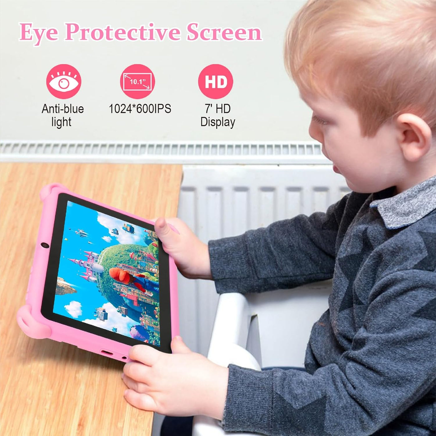 Tablet para niños de Trayoo, tabletas de 7 pulgadas para niños, tab...