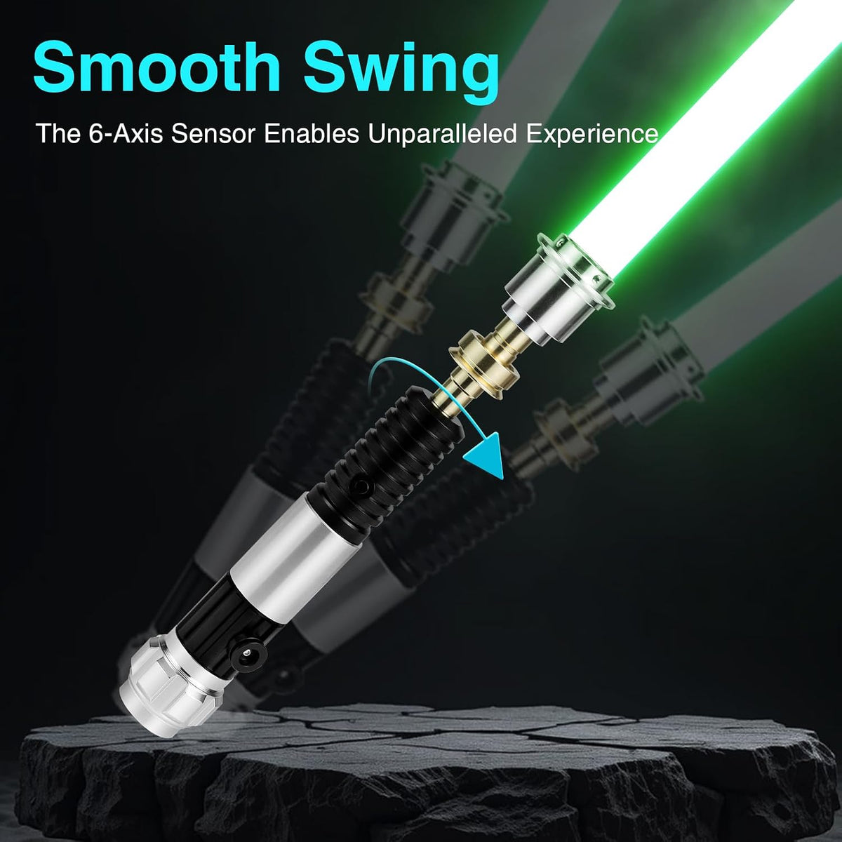 SaberLabs Lightsaber con Bluetooth App, Smooth Swing, Sound Fonts, Motion Control Light Saber para Adults, Cosplay