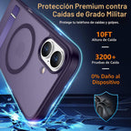 SPIDERCASE - Funda magnética para iPhone 16, soporte integrado, color