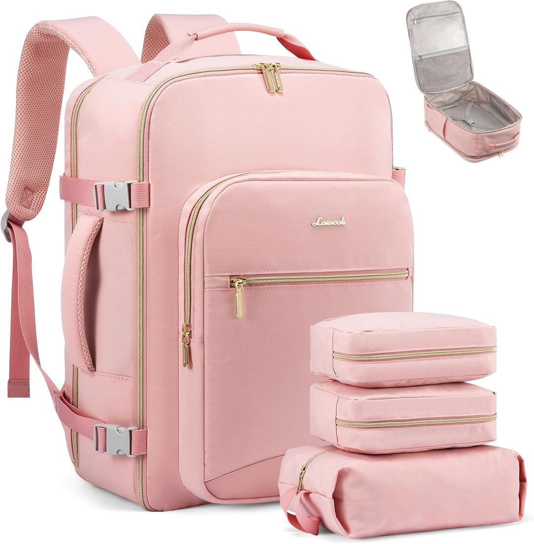 LOVEVOOK Mochila de viaje para mujeres y hombres 50L, mochila de ca...