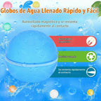 Globos de agua reutilizables, 12 piezas con bolsa de malla, autosellado