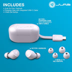 JLab Go Air Pop+ Auriculares Verdaderamente Inalámbricos, Auriculares Intraaurales, Mate, Lila