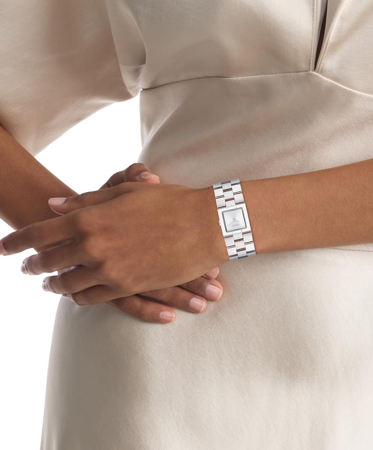 Calvin Klein CK Meridian - Reloj delgado de cuarzo 2H de 0.866 in para mujer, pulsera de acero inoxidable, reloj minimalista y elegante, moda premium, regalo para ella