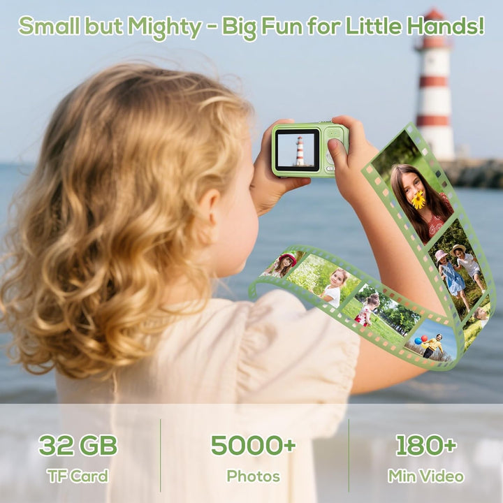 HILDCROA - Cámara digital para niños, cámaras digitales HILDCROA de...