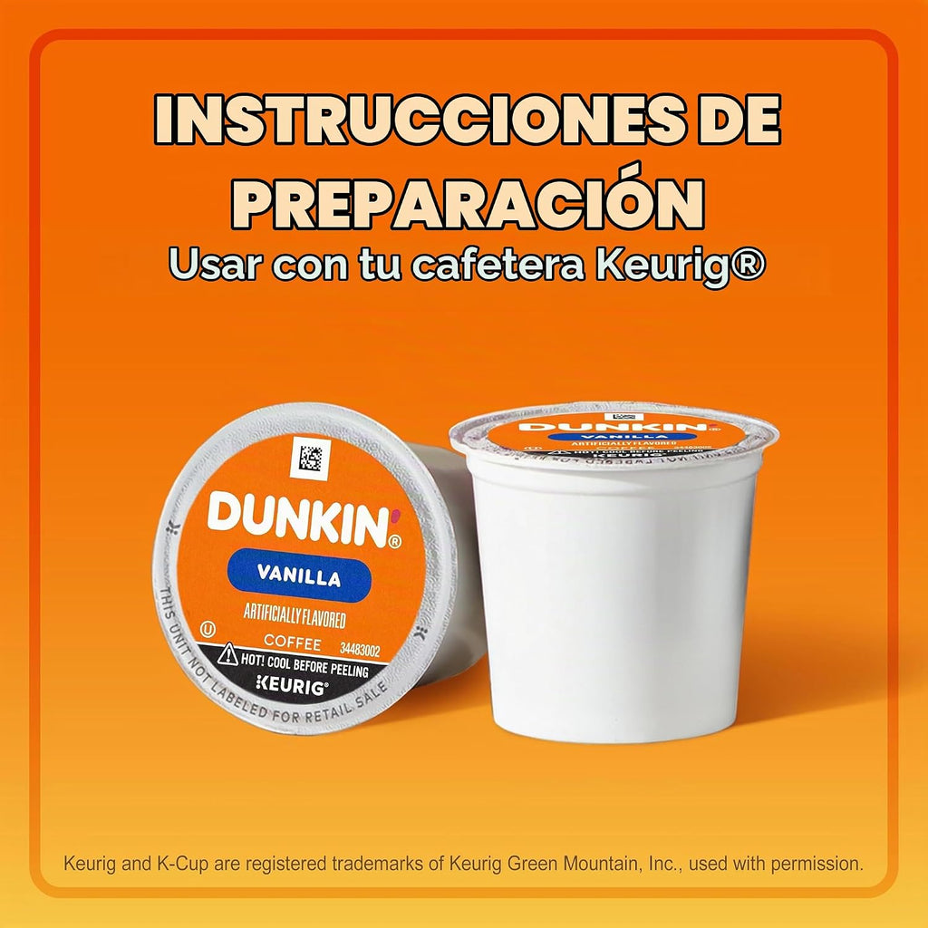 Dunkin' Paquete variado de café saborizado, 4 sabores, 60 cápsulas K-Cup