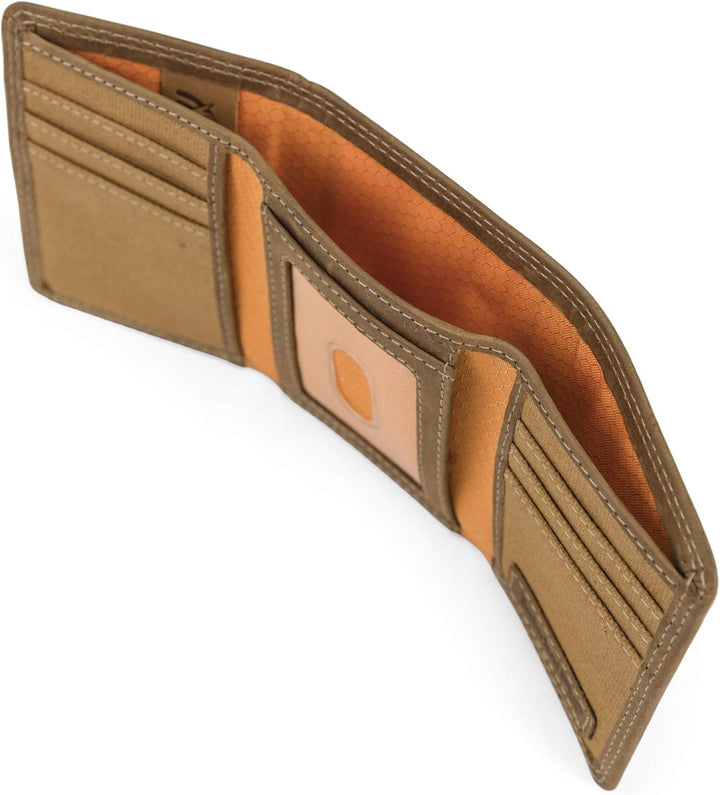 Timberland PRO - Cartera triple de cuero para hombre con ventana pa...