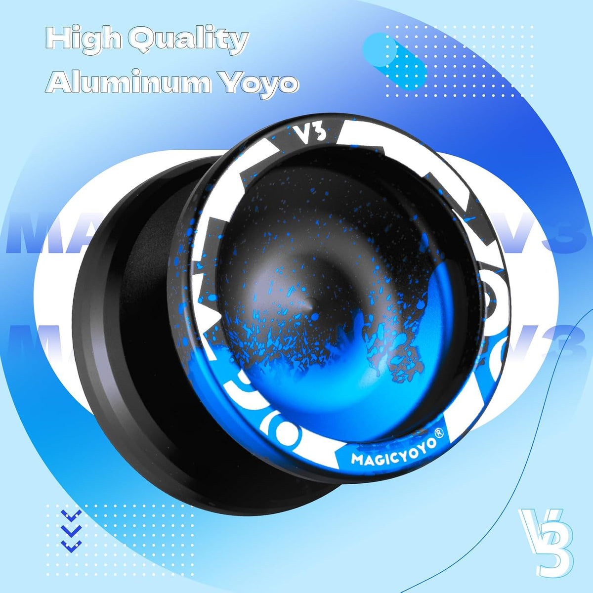 MAGICYOYO V3 Responsive Yoyo para Kids Beginners, Professional Yo-yo Adults