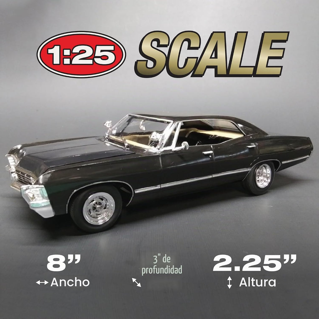 AMT - Kit de modelo del 1967 Chevy Impala de 4 puertas Supernatural, escala 1:25