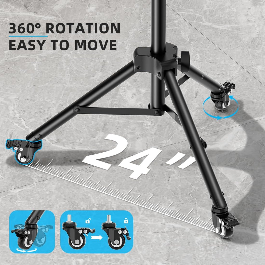 GZGDLJQ Soporte para proyector con ruedas, trípode para laptop de 2...