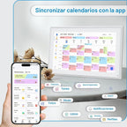 Calendario digital de 15.6 pulgadas, pantalla táctil de pared, calendario electrónico de 32 GB + planificador familiar inteligente, montaje en pared y escritorio, regalos para mujeres y hombres, regalos para mamá y papá
