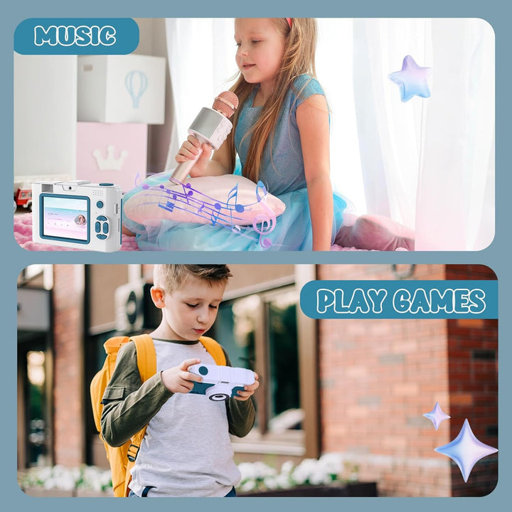 Cámara infantil de 50.0 megapíxeles para niños de 5 a 13 años con W...