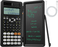 NEWYES Calculadoras científicas recargables 991ES MAX, 417 funciones, pizarra de escritura, estuche duro plegable, pantalla de 4 líneas con escritura avanzada, calculadoras para estudiantes de