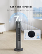 PELONIS Ventilador de torre oscilante de 30 pulgadas para dormitori...
