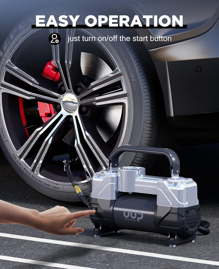 UUP Inflador de Neumáticos Compresor de Aire, 150PSI 12V CC Bomba d...