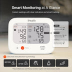 iHealth Jurni Smart - Monitor de presión arterial recargable, pantalla
